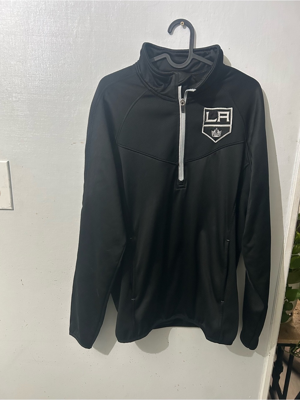 Black Quarter-Zip Performance Pullover